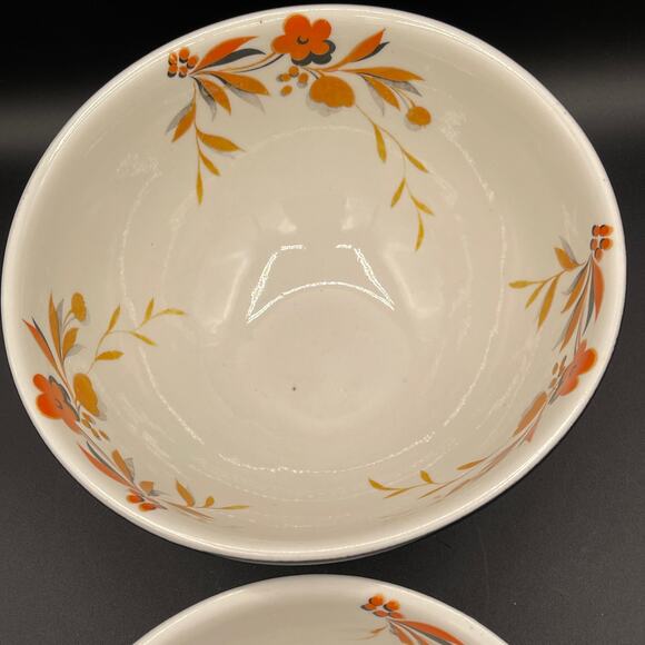 Hall China Black Beauty 7" & 8" Nesting Bowls - Picture 7 of 11